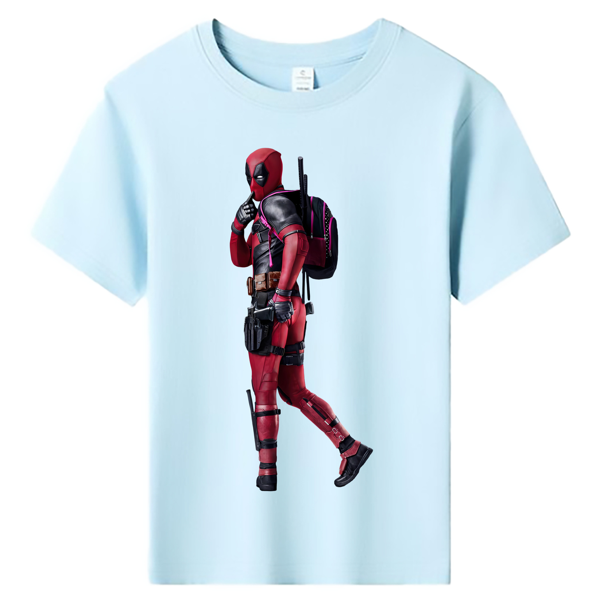 Deadpool デッドプール 綿100％キッズTシャツ（フロントプリント）